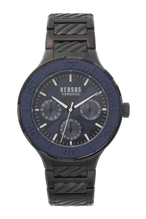 Versus Versace ceas barbati, culoarea negru 